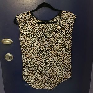 Anne Carson Leopard print blouse